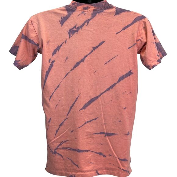 Vintage South of the Border T Shirt Mens Medium Hippie Smiling Face 80s Orange - Picture 3 of 7